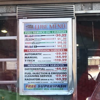 Atlantis Wash & Lube - Pricing list for services provided at Atlantis Wash and Lube - Car Wash Near Me - Brooklyn, New York