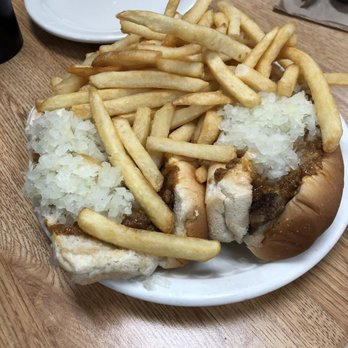 Famous Hot Weiner - Famous hot (hamburger) special - Salad Near Me - Hanover, Pennsylvania