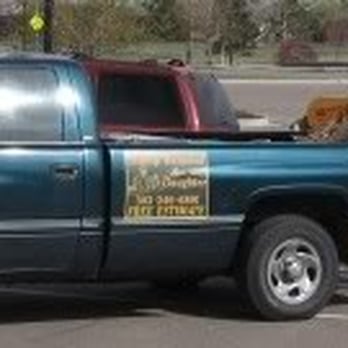 Stump Removal & Daughter - Owner, Glenn Levinson truck - Landscaping Near Me - Aurora, Colorado
