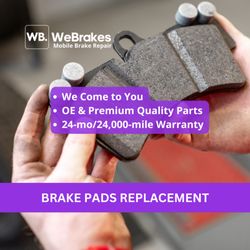 WeBrakes - WeBrakes - On Demand Mobile Brake Repair and Replacement near Philadelphia PA - We Come to you! Save Up to 50% compared to dealer prices!