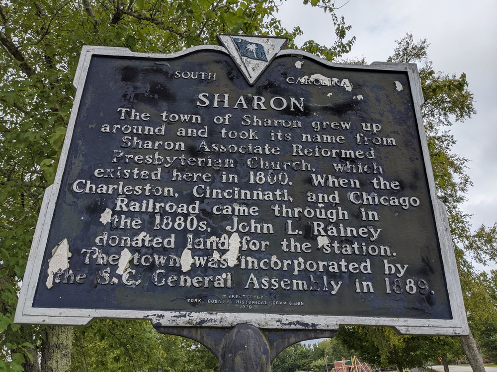SHARON HISTORICAL MARKER Updated July 2024 3110 Bell Ave, Sharon