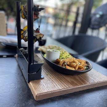 Trofí - a plate of food on a table - Mediterranean Near Me - Ottawa, Ontario