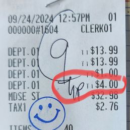 A tip was added without our permission. A tip was added without our permission.