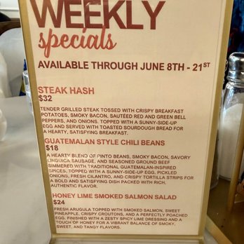 Sunny Hyde Up - Weekly special menu - Breakfast & Brunch Near Me - Visalia, California Sunny Hyde Up - Weekly special menu - Breakfast & Brunch Near Me - Visalia, California