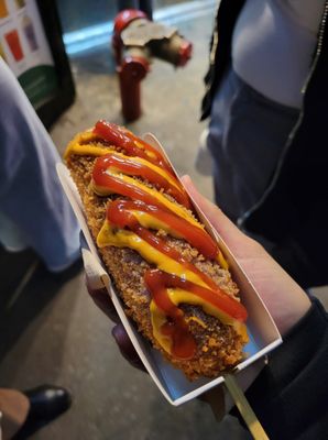 Jongro Rice Hotdog by null