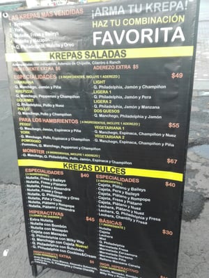 Menu photo 6 Ola Krepe Guadalajara, JAL Menu photo 6 Ola Krepe Guadalajara, JAL