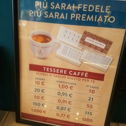 Caffè Napoli - It's a Caffè Napoli-bucks card especialè prisè!