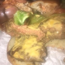 Wendy's - Uncooked buger & dirty fingernails.