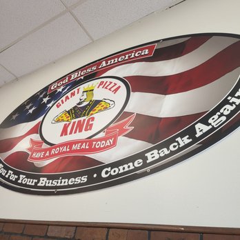 Giant Pizza King - a sign on the wall - Pizza Near Me - Santee, California Giant Pizza King - a sign on the wall - Pizza Near Me - Santee, California