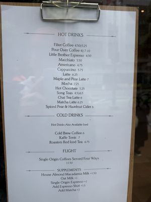 Menu photo 1 Saint Frank Coffee San Francisco, CA Menu photo 1 Saint Frank Coffee San Francisco, CA
