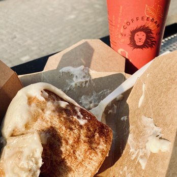 Coffeebar - Olympic Valley - Cinnamon Roll & Guiseppi drip coffee - Coffee & Tea Near Me - Olympic Valley, California