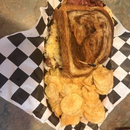 The Reuben and chips The Reuben and chips