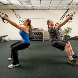 Lucky13Fitness - TRX classes allow clients of all fitness levels to participate in a class side by side.