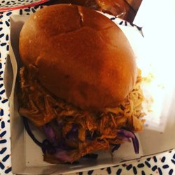 Half & Half - Pulled chicken burger
