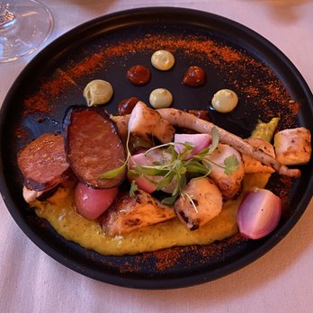 Muse @ the End - grilled octopus (I think?) - New American Near Me - Montauk, New York