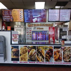 Grandstand Pizza - Always open.