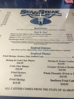 Menu photo 5 Sea and Steak Restaurant Loxley, AL Menu photo 5 Sea and Steak Restaurant Loxley, AL