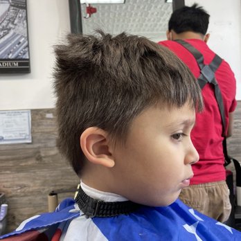 New York Barber Shop - My kid gave himself a haircut... - Barbers Near Me - Chicago, Illinois