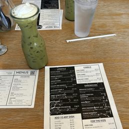 Matcha latte Matcha latte