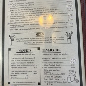 Village Cornerstone Restaurant - Menu - New American Near Me - West Salem, Ohio Village Cornerstone Restaurant - Menu - New American Near Me - West Salem, Ohio
