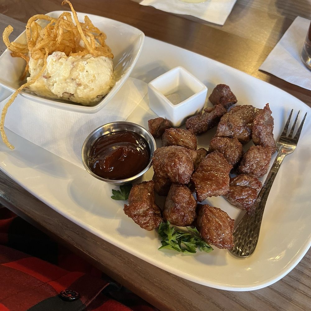 The Gruff - Chislic and horseradish mashed potato plate. Off menu special! - American Near Me - Brandon, South Dakota The Gruff - Chislic and horseradish mashed potato plate. Off menu special! - American Near Me - Brandon, South Dakota