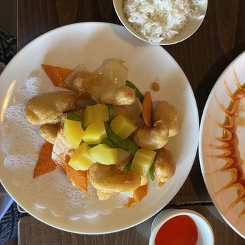 Sanya Sushi Bistro - Sweet and Sour Chicken - Sushi Bars Near Me - Kitty Hawk, North Carolina Sanya Sushi Bistro - Sweet and Sour Chicken - Sushi Bars Near Me - Kitty Hawk, North Carolina