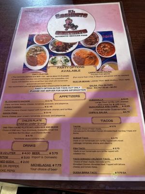 Menu photo 2 El Cochinito Contento Fresno, CA