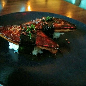 Uchi Houston - Foie Gras Nigiri - Sushi Bars Near Me - Houston, Texas Uchi Houston - Foie Gras Nigiri - Sushi Bars Near Me - Houston, Texas