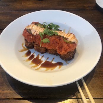 @Sushi - Spicy tuna rice crispy - Sushi Bars Near Me - Long Beach, California @Sushi - Spicy tuna rice crispy - Sushi Bars Near Me - Long Beach, California