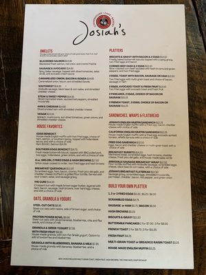 Menu photo 3 Josiah's Coffeehouse and Cafe Sioux Falls, SD Menu photo 3 Josiah's Coffeehouse and Cafe Sioux Falls, SD