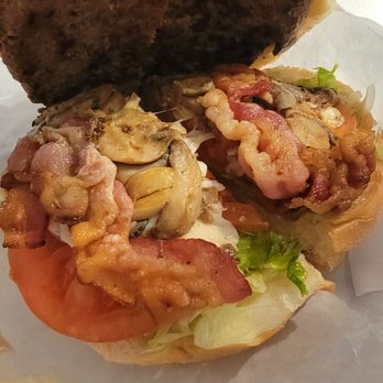 Village Deli - Mushroom Swiss bacon burger - Delis Near Me - East Brunswick, New Jersey Village Deli - Mushroom Swiss bacon burger - Delis Near Me - East Brunswick, New Jersey