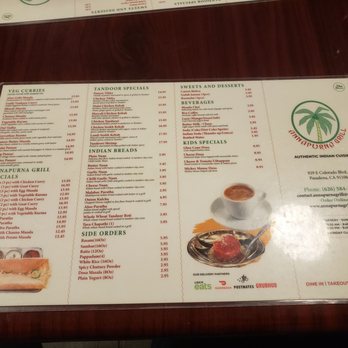 Annapurna Grill - Indian Near Me - Pasadena, California Annapurna Grill - Indian Near Me - Pasadena, California