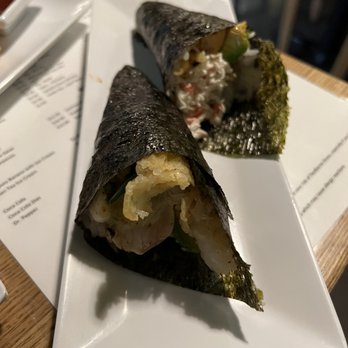 Hinoki Sushi - Handrolls (Most specialty rolls can be a hand roll) - Sushi Bars Near Me - Reno, Nevada