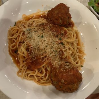 Maddalena Restaurant - Spaghetti with Meatballs - Salad Near Me - Los Angeles, California