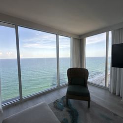 Daytona Grande Oceanfront Hotel - East and south windows in living room.