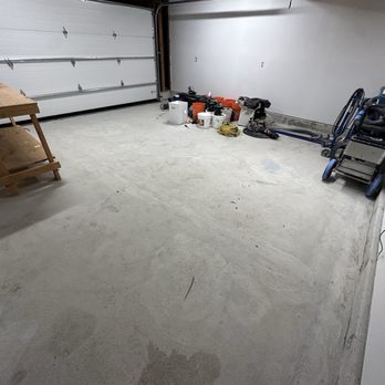 Mr Epoxy - Filled all cracks, ground surface, and clean workspace. - Flooring Near Me - Canoga Park, California