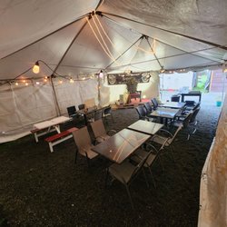 Four Horsemen Brewery - Outdoor tent seating