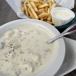A J's Salt Docks - Delicious clam chowder