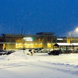 Metro Market in the snow. Metro Market in the snow.