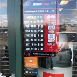 GameStop - It's 1015 and the gates are still up..