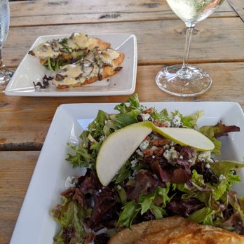The Wine Bistro - This meal is absolutely phenomenal. The half truffled mushroom bruschetta and the winery salad. - Mediterranean Near Me - Upper Arlington, Ohio