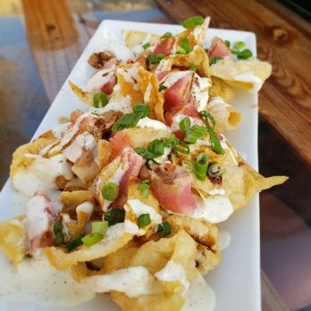 1850 Restaurant - Ahi nachos with ginger and soy sauce - American Near Me - Mariposa, California 1850 Restaurant - Ahi nachos with ginger and soy sauce - American Near Me - Mariposa, California