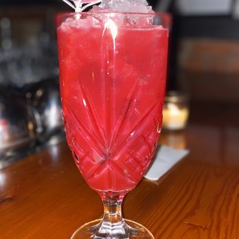 Bar Virgile - a red drink with a purple umbrella - Bars Near Me - Durham, North Carolina Bar Virgile - a red drink with a purple umbrella - Bars Near Me - Durham, North Carolina