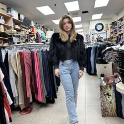 Upper Eastside Thrift Shop - Nice fur top
