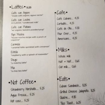 Cafe Con Papi - Menu - Coffee & Tea Near Me - Reno, Nevada