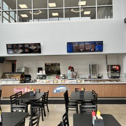 Baldwin Travel Plaza - Food court - sitting area.