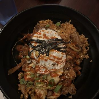 Kimchi House - Kimchi fried rice with pork - Korean Near Me - Seattle, Washington