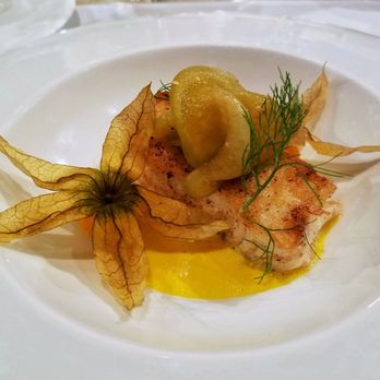 The Kitchen Restaurant - Late Spring Menu 2019: Herb Basted Alaskan Halibut Cheeks, Mixed Gooseberry, Ginger, Saffron Buerre Blanc - New American Near Me - Sacramento, California The Kitchen Restaurant - Late Spring Menu 2019: Herb Basted Alaskan Halibut Cheeks, Mixed Gooseberry, Ginger, Saffron Buerre Blanc - New American Near Me - Sacramento, California