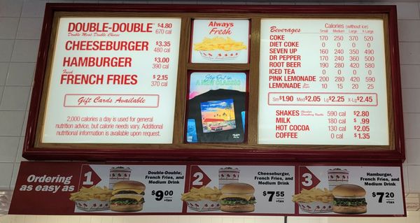 Menu photo 7 In-N-Out Burger Pleasanton, CA