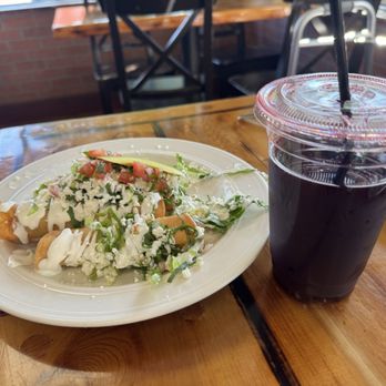 La Casa de Los Tacos - Flautas and jamaica drink! - Tacos Near Me - Secaucus, New Jersey